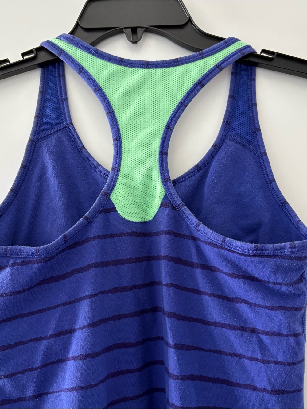 Nike Dri-FIT Blue Striped Racerback Tank Top - Picture 6 of 13